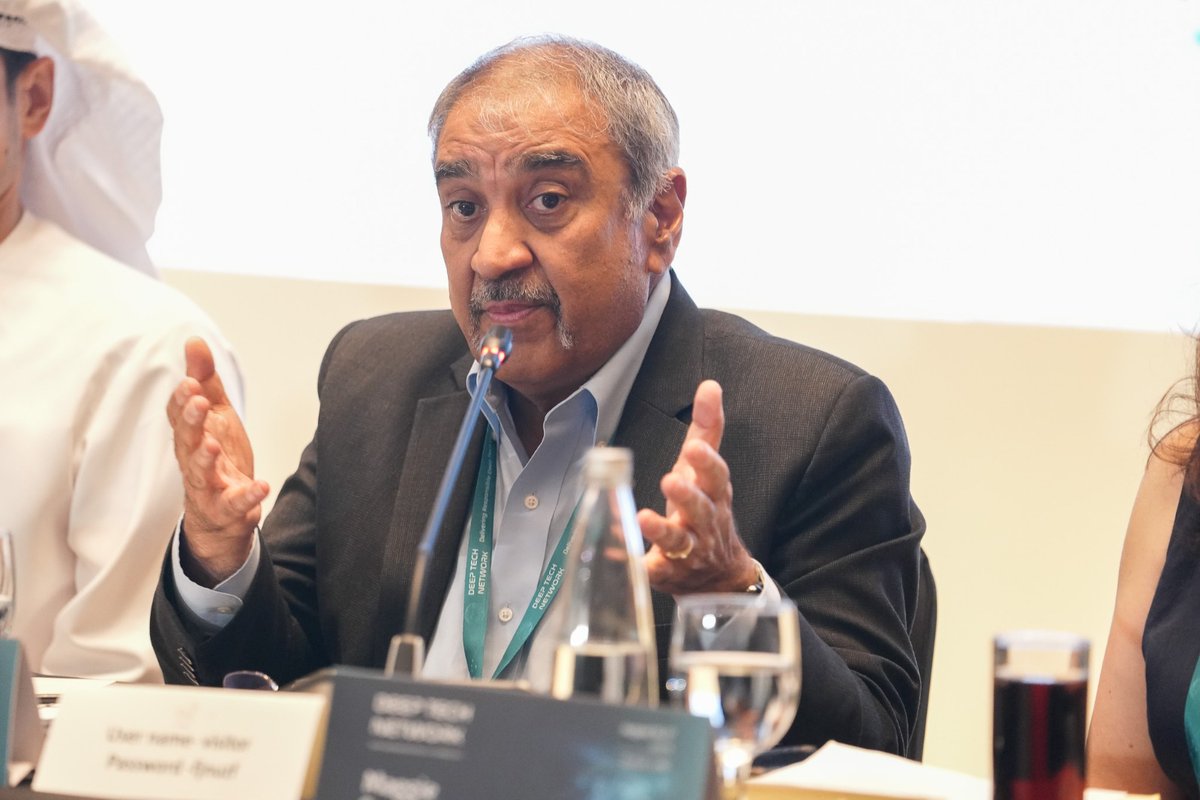 orfonline's tweet image. We are off to a strong start to the first convening of the #DeepTechNetwork!
The inaugural session saw the attendance of H.E. Omran Sharaf, Assistant Minister of Foreign Affairs and International Cooperation for Advanced Science and Technology, United Arab Emirates; Pradeep…