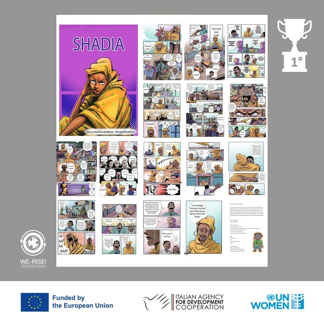 LeoAmjed's tweet photo. يشرفني أن أعلن عن فوزي بالمركز الأول
 في مسابقة الكوميكس التي نظمتها Agenzia Italiana per la Cooperazione allo Sviluppo - Sede di Khartoum (الوكالة الإيطالية للتعاون الإنمائي) 
لمن يرغب في قراءة قصتي، أرجو زيارة الرابط التالي:
https://t.co/MAlpKUQxml
 #comics#رسمتي#رسامين #2024 https://t.co/kTK9i7MmjW