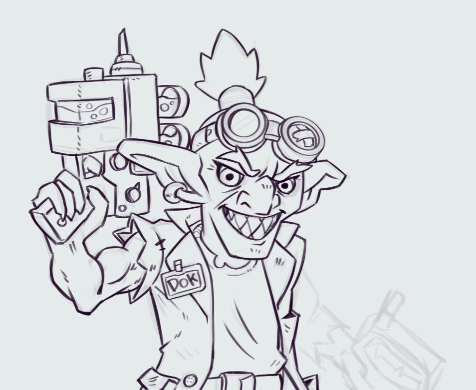 WIP of the next character! this is in the same universe of the sniper, I wanted to design a line-up of a fantasy/warfare theme character, I've designed the leader before but now I need to update the art style, the same as one of the "enemies" of the line-up