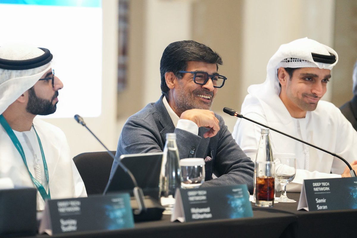 orfonline's tweet photo. Mohamed AlSharhan, Managing Director of @WorldGovSummit, United Arab Emirates; and @samirsaran, President, @orfonline, India addressed the convening as representatives of the host institutions

#DeepTech #DeepTechNetwork 

@orfmiddleeast https://t.co/hpWduz0lXb