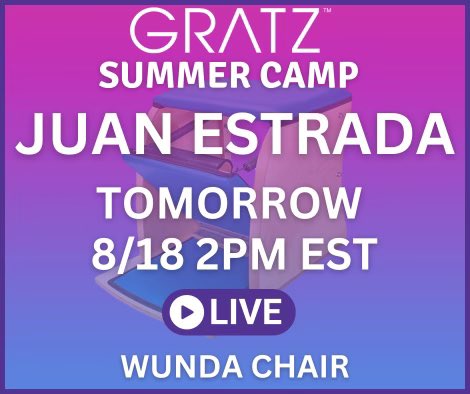 Posted <a href="/withregram/">Repost app</a> • <a href="/gratz_pilates/">Gratz Pilates</a> Gratz Summer Camp… grab your Gratz Wunda Chair and come to the Gratz Instagram LIVE tomorrow at 2 pm EST for a community workout. <a href="/juanitonyc/">Juan Estrada</a> will be LIVE on the Gratz Instagram.