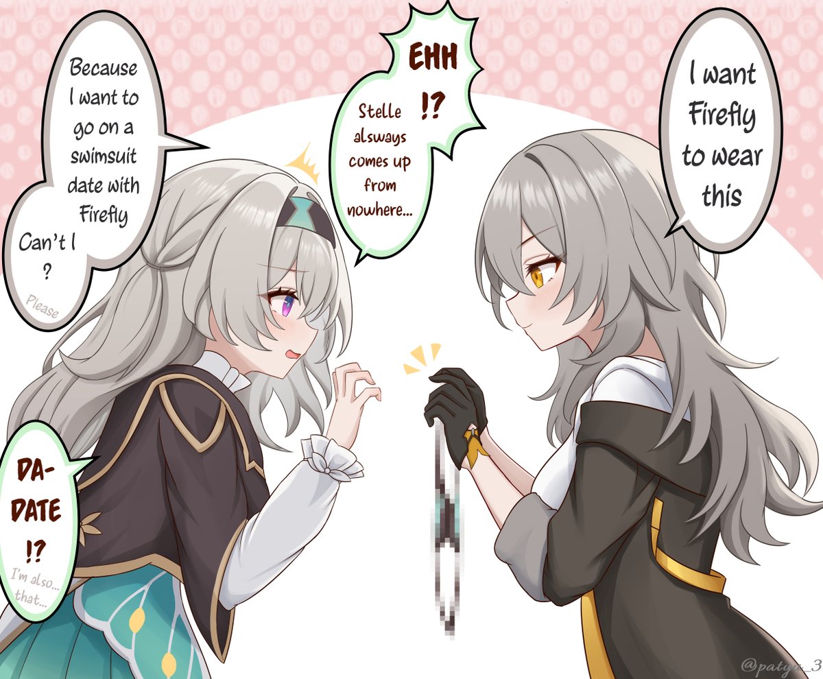 I wanted to draw Firefly in a swimsuit. Eng ver, thank you so much💖