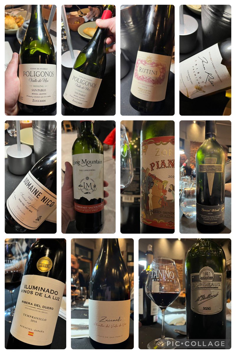 Un viernes tranqui con muy ricos vinos.