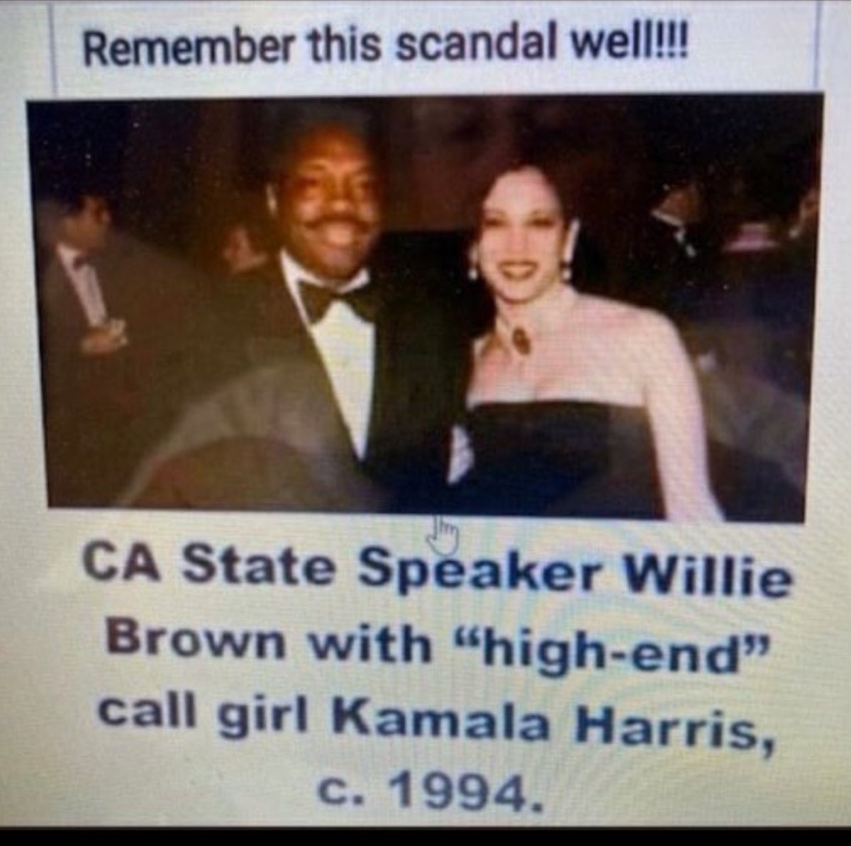 ‘America with high end call girl Kamala Harris’

30 Years later &amp; the Headline is almost the same….