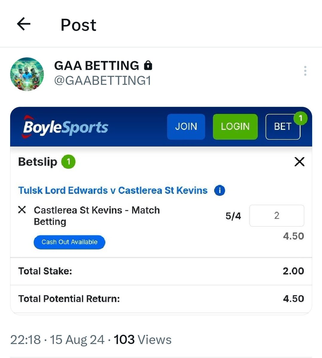 GAA TIPS tweet media