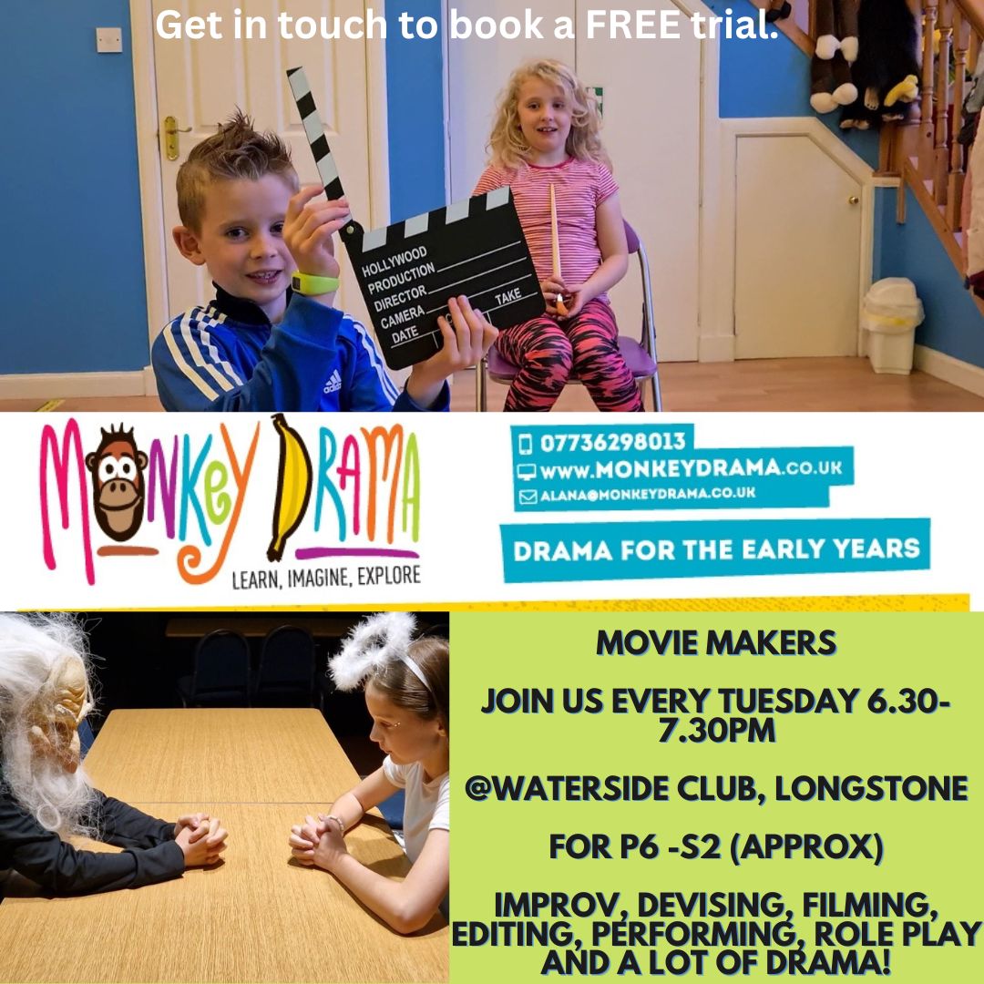 Join us for Tuesday night Movie Makers!