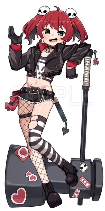 SKIMA依頼でTRPG用の立ち絵描かせていただきました! 