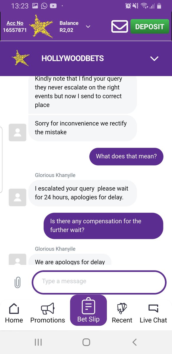 Cecil_Mann's tweet photo. @Hollywoodbets y'all a bunch of damn liars. Still? I'll keep posting until your what what see's this. #Hollywoodbetsiskak https://t.co/GcQVXyRUiy