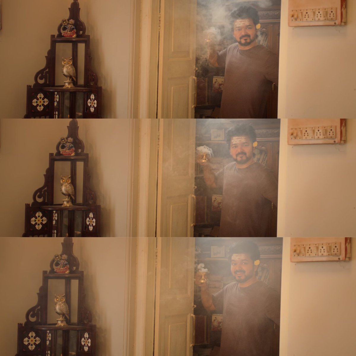 VijayFansTrends's tweet image. Marudhamalai Maamaniyae Murugaiya 😍😁 

#TheGreatestOfAllTime #TheGoatTrailer