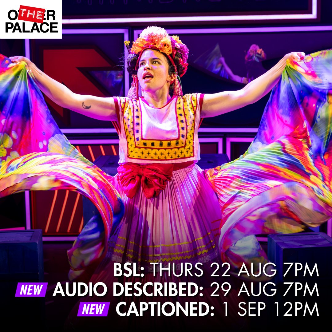 We've added two new Access Performances to our run at The Other Palace—Audio Described and Captioned shows are now available! 🤩

Grab your tickets here:theotherpalace.pulse.ly/jehjtildsf

#FantasticallyGreatWomen #DeedsNotWords #AccessPerformance #AccessTheatre