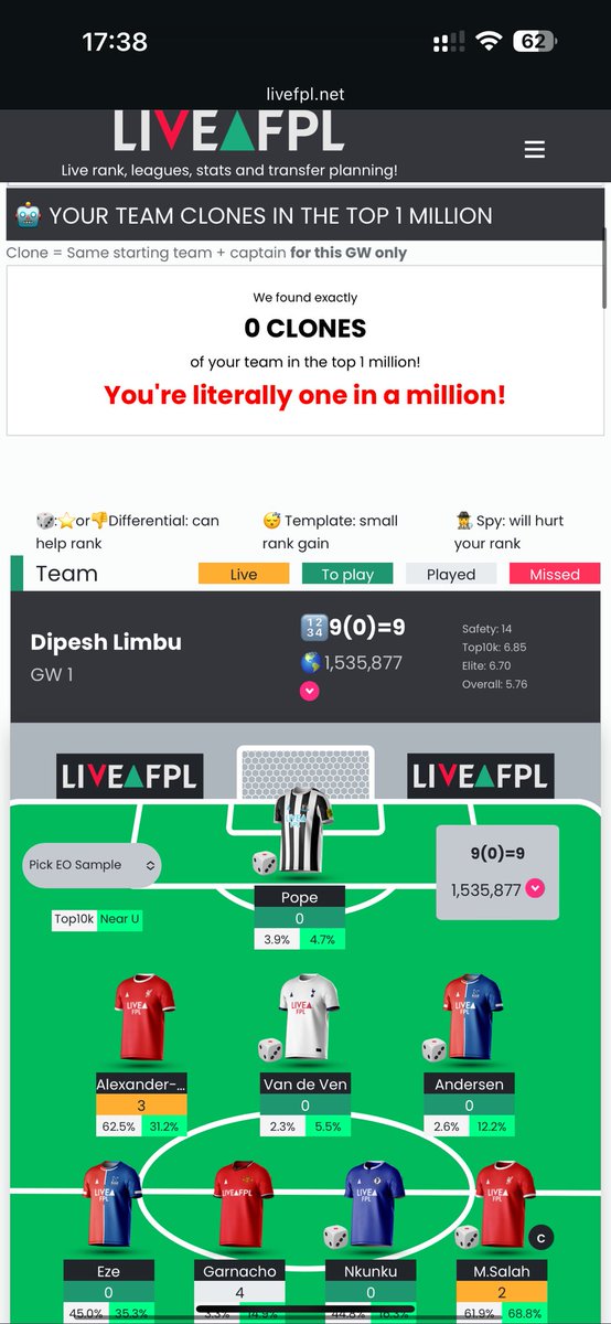 FPLMathematic's tweet image. Lets go!

#FPLcommunity #fpl