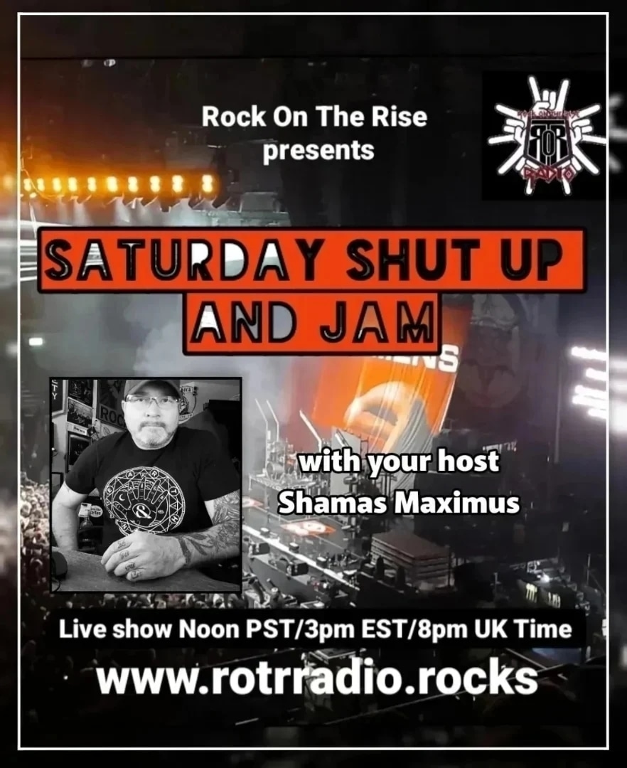 RockOnTheRise's tweet photo. Get ready to rock on 'Saturday Shut Up and Jam'! Join host @Shamas_Maximus every Saturday from noon to 3 PM Pacific for an epic 3 hour journey through the best new #HardRock, #Metalcore & #PostMetalcore Curated exclusively for your Saturday soundtrack
👉https://t.co/ILPDK0EXEm👈 https://t.co/4aJpBIX190