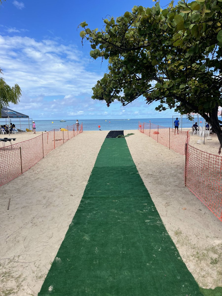 Team St kitts and Nevis 🇰🇳 at the Carifta games. Barbados
