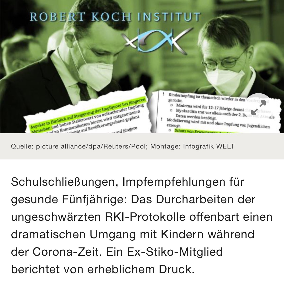 Quo_vadis_BRD's tweet photo. 1/ Die #RKIFiles liefern genug Anlass, sich das eigentlich Unvorstellbare, das Monströse, vorzustellen: 

Wurde in Deutschland der Alarmzustand für Kinder &amp; Jugendliche, incl. WIEDERHOLTER Schulschließungen (bis hin zur Bundesnotbremse), Drangsalieren mit Tests u. Masken, … https://t.co/sE0SghDt5S
