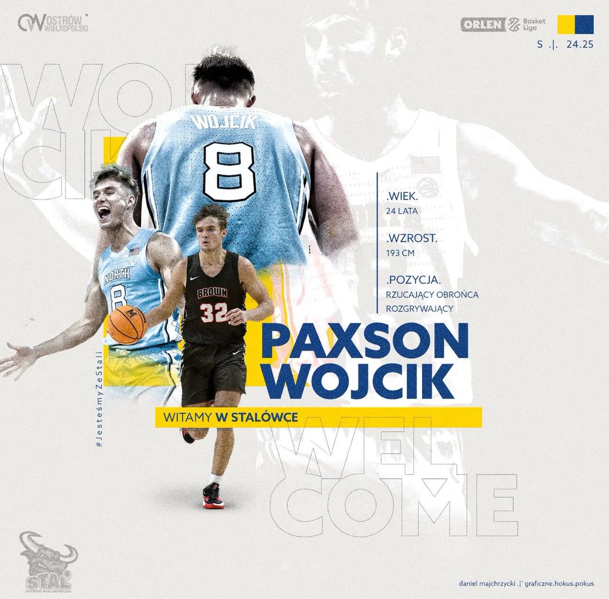 Our rookie client Paxson Wojcik <a href="/paxsonwojcik/">Paxson Wojcik</a> (‘00 - 194cm) will start his pro career @BMSTALOstrow in #plkpl!