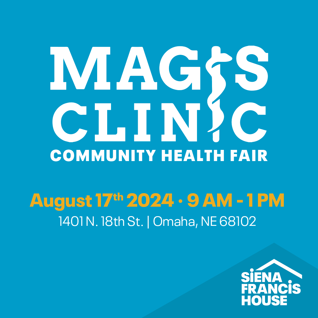 SATURDAY: Join Magis Clinic, <a href="/CreightonSOM/">CreightonSOM</a> student-run free clinic, for their Community Health Fair for FREE and accessible healthcare and education for all!

Where: 1401 N 18th St. Omaha, NE 68102
When: August 17, 2024 from 9 am to 1 pm