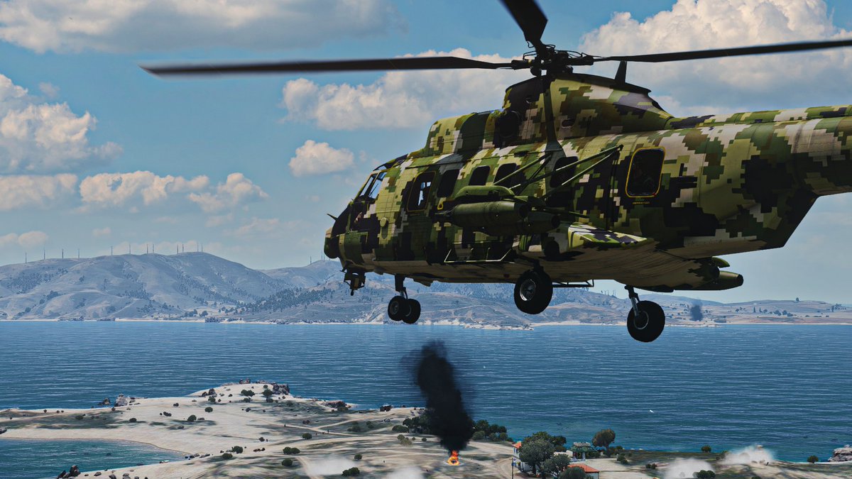 AAF RAI-360M "Cougar" transporting troops to the battlefield in Faronaki.

#ArmA #ArmAScreenshots #ArmAScreenshot #ArmAPlatform #ArmAPhotography #ArmA3 #Arma3Screenshots #ThoughtlesslyArmaScreenshot