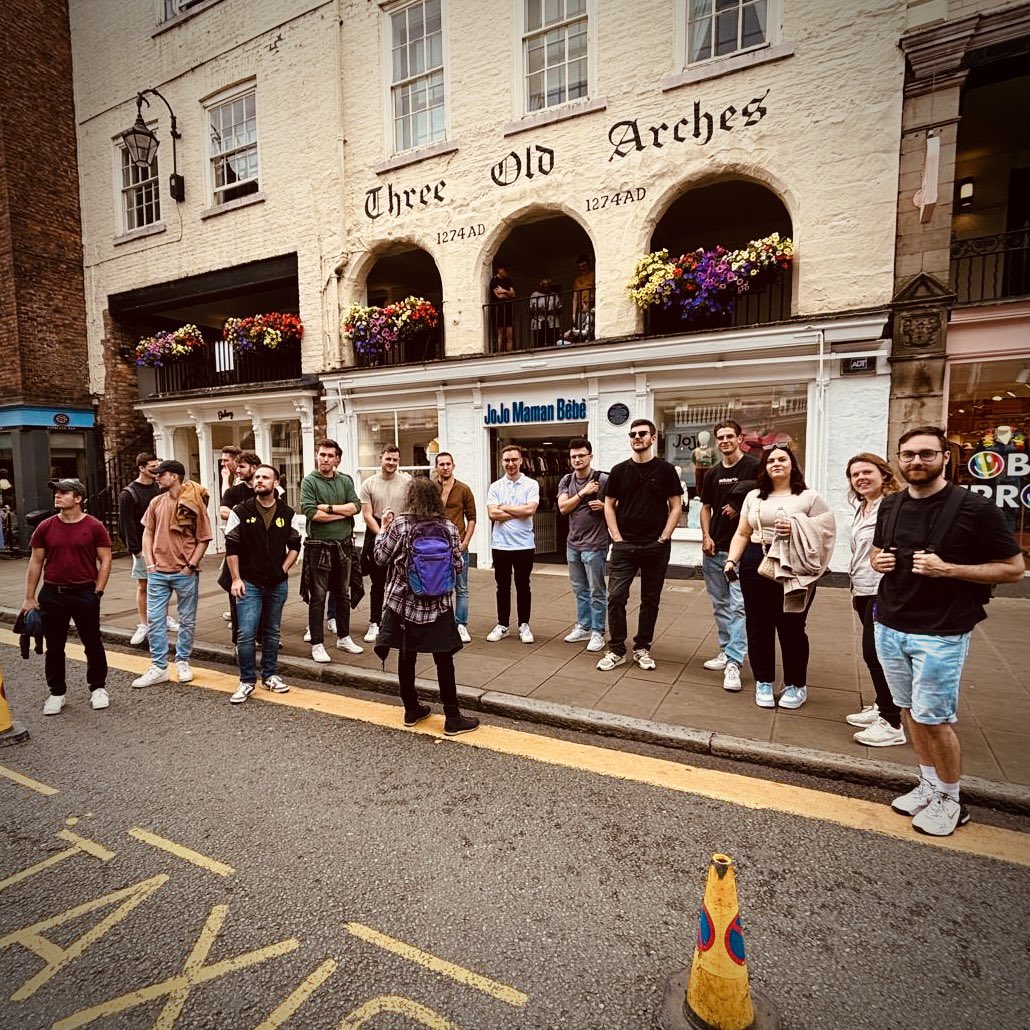 🌟 Our STEM Summer School students had an incredible day touring Chester! 🏰 From historic landmarks to vibrant culture, it was a perfect mix of learning and fun. 

Thanks to everyone who made it unforgettable! #WrexhamUni #STEMSummerSchool #ExploreChester #StudentLife