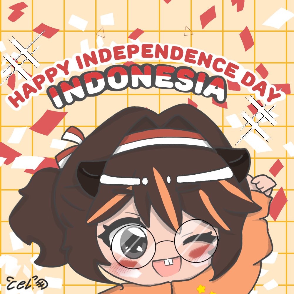 celestenimmm's tweet photo. Selamat Hari Kemerdekaan Indonesia yang ke 79! ♥️🤍 #artenim https://t.co/c9VjfVufFk