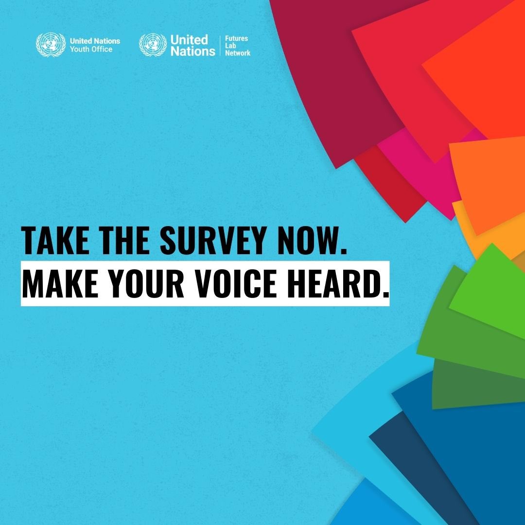 karlfredpaul's tweet photo. Calling all 1.9 billion young people around the world 📣

@UNYouthAffairs &amp; @UN Futures Lab have launched a participatory foresight activity to gather your diverse perspectives and expertise: https://t.co/9E03Ytb2Q9…

It's time to let #YouthLead towards #OurCommonFuture https://t.co/hxW2qW6h0x