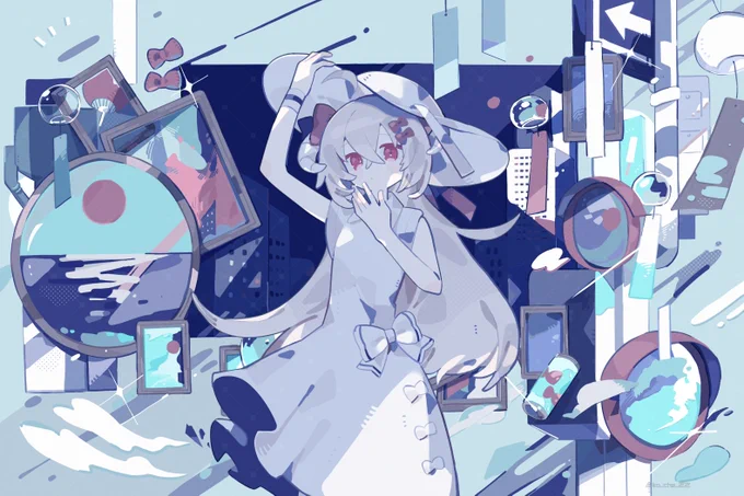 こちらのイラスト描かせていただいております!歌声も動画も全部素敵～!ですので何卒よろしくお願いいたします! 