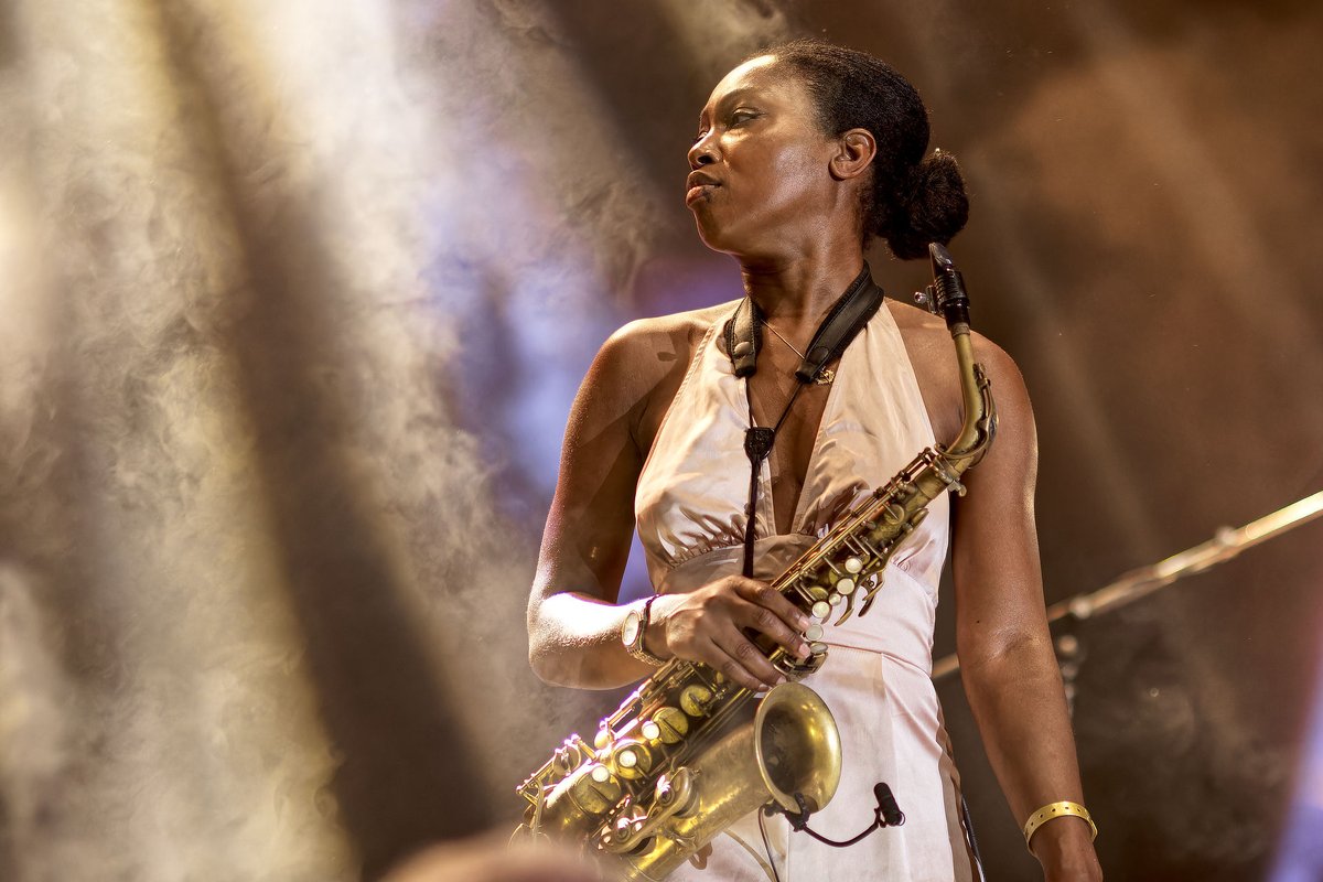Mrmo Tarius (@mrmotarius) on Twitter photo Photo from last night's Nisville jazz festival.
Fantastic performance by <a href="/Camilla_sax/">Camilla George</a> ! Photo from last night's Nisville jazz festival.
Fantastic performance by <a href="/Camilla_sax/">Camilla George</a> !