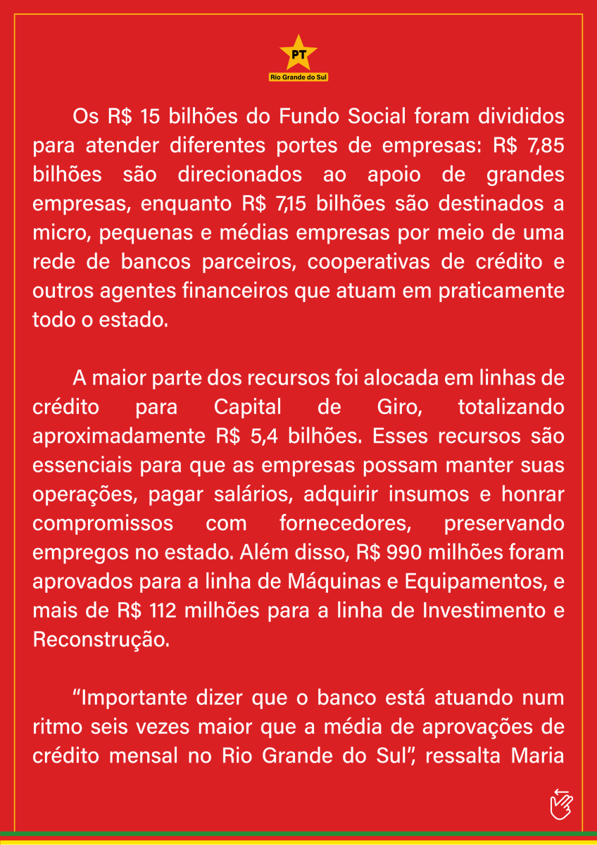 PT do Rio Grande do Sul tweet media