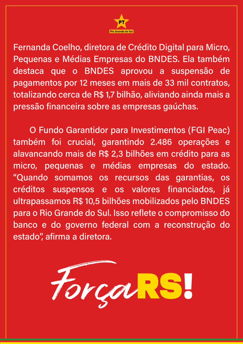 PT do Rio Grande do Sul tweet media