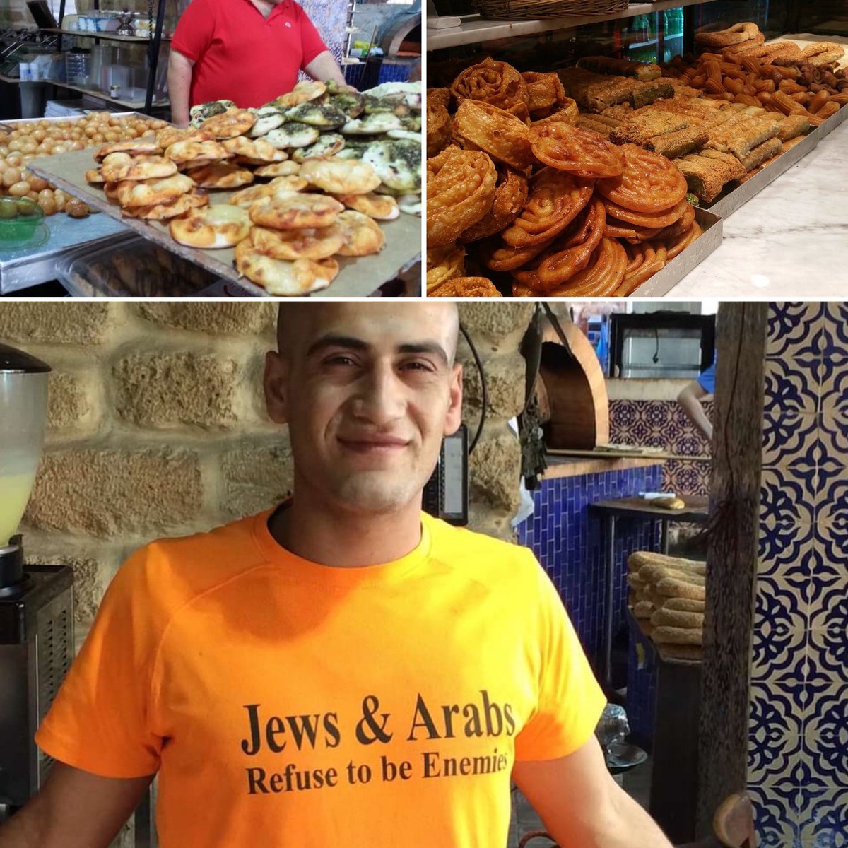 koshercockney's tweet image. Abulafia Bakery, Tel Aviv 📍 

Arabs and Jews working together to bring wonderful bread and pastries to everyone 🤝🏽 

The world needs more of this.