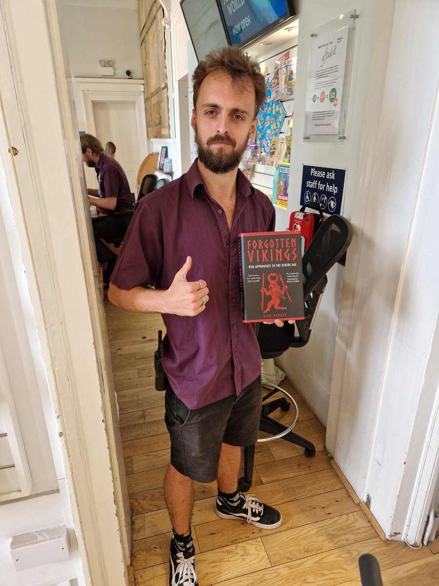 Fabulous to meet fellow <a href="/amberleybooks/">Amberley Publishing</a> <a href="/iconbooks/">Icon Books</a> author Alex Harvey at the always lovely <a href="/YorkshireMuseum/">Yorkshire Museum</a> !!! Good luck with your new book Forgotten Vikings matey! Looks ace, highly recommended!!! <a href="/BAR_Publishing/">BAR Publishing</a> <a href="/romanarchaeouk/">Association for Roman Archaeology</a> <a href="/MaltonMuseum/">Malton Museum</a> <a href="/MaidstoneMuseum/">Maidstone Museum</a> <a href="/yorkwalls/">York Walls</a>