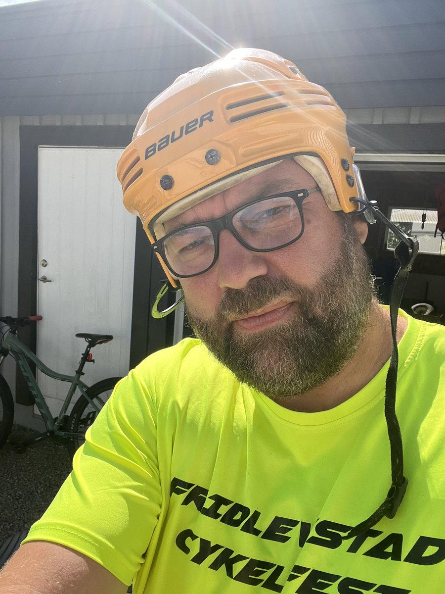 Idag kör vi cykelfest i Fridlevstad #fridlevstad #cykelfest