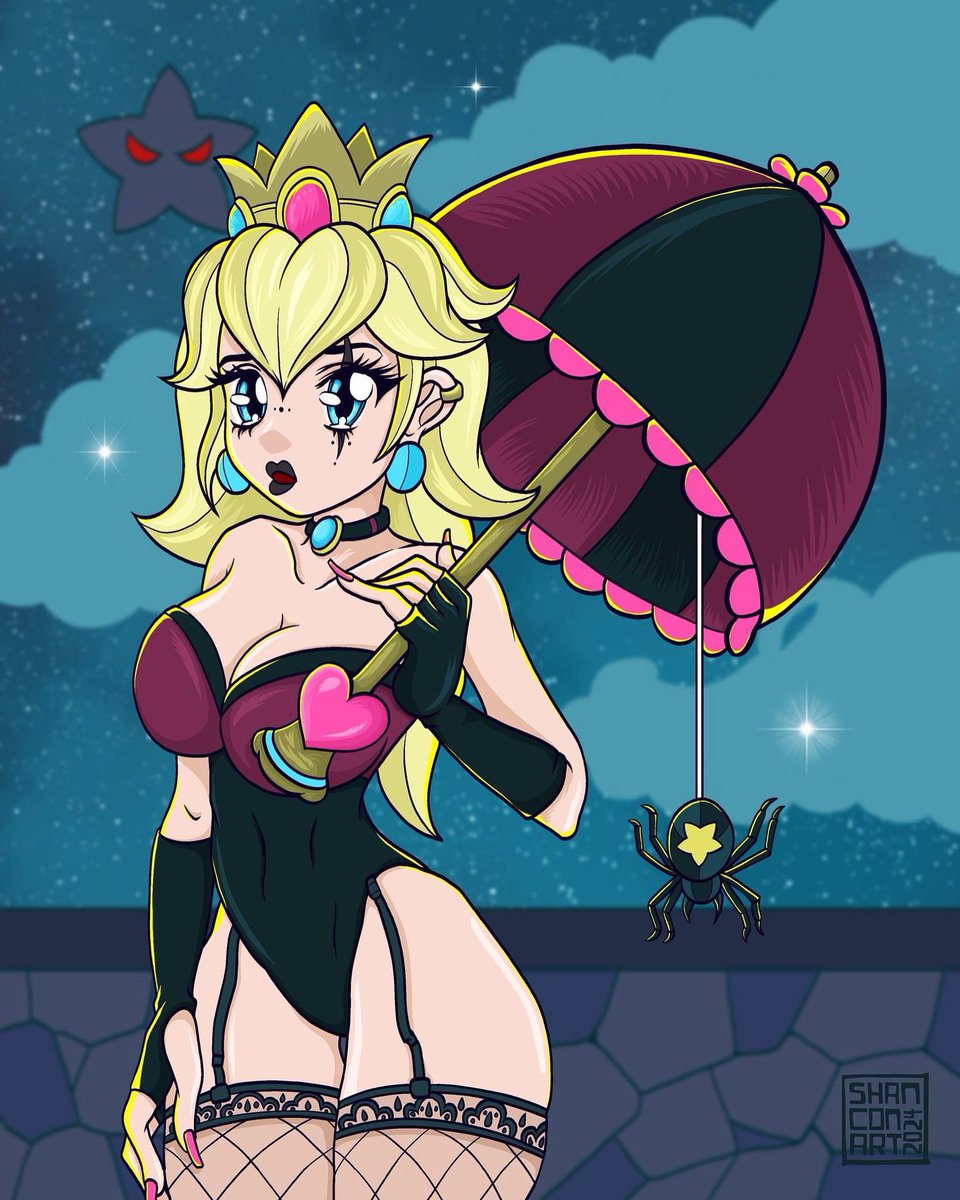 Princess Peach 🖤✨🦇
