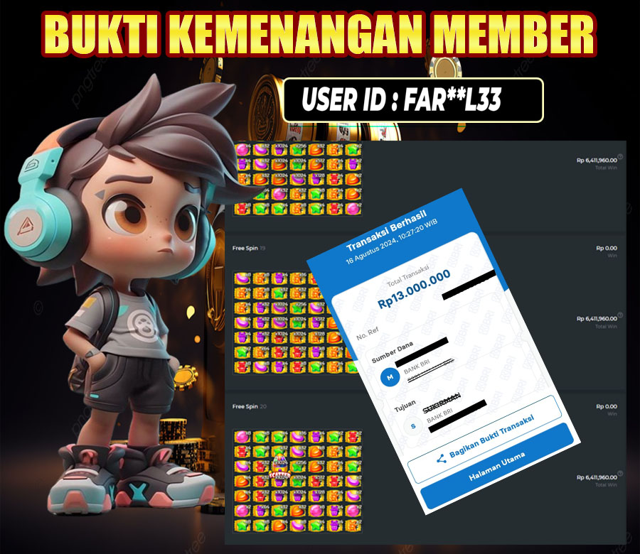 OwnerL91871's tweet photo. Selamat yah kakak atas kemenangan hari ini modal tipis wd besar wow super mantap situs nya dan juga ada promo-promo besar-besaran di #lato99 https://t.co/6g3dp3fdP1