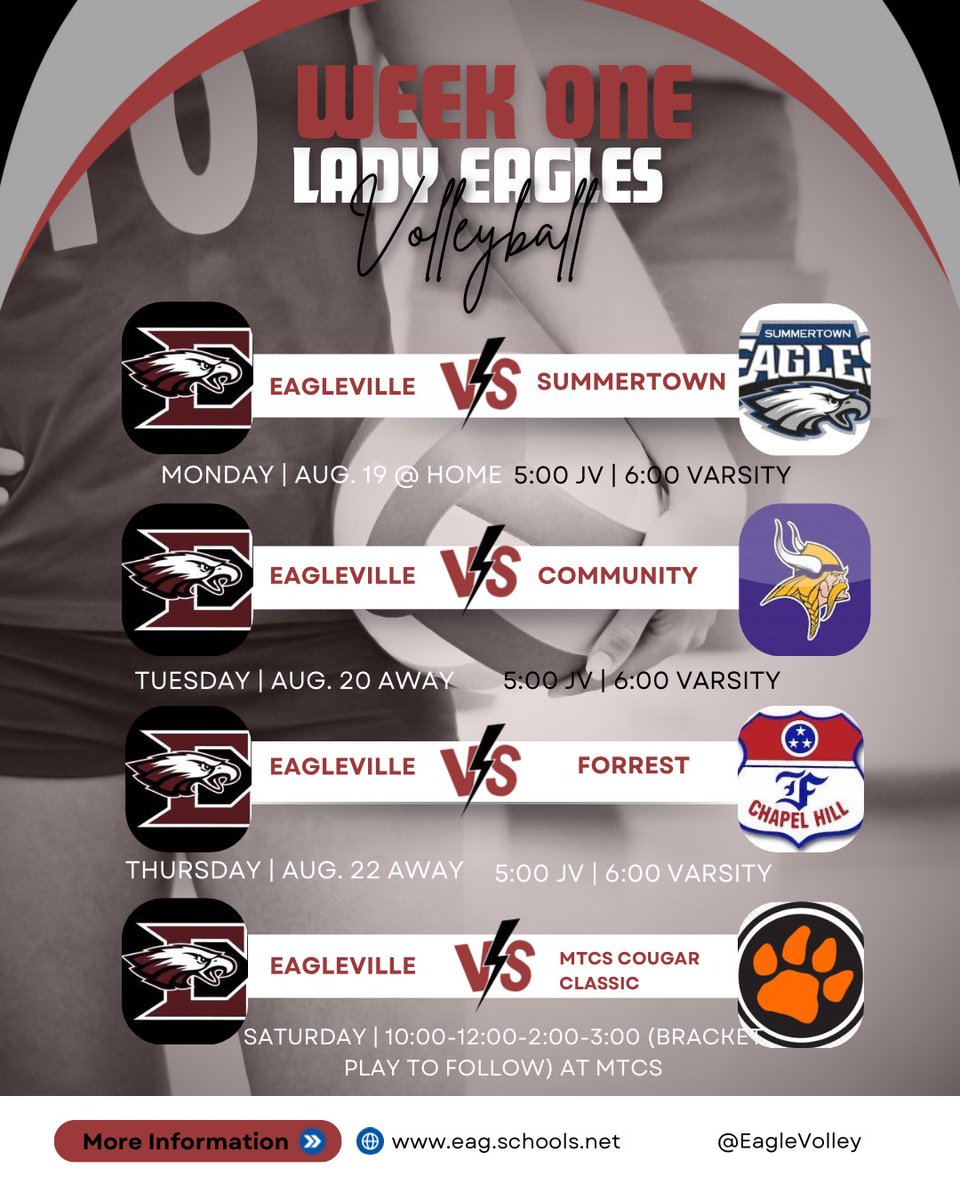 It’s opening week!! Mark your calendars and get ready for an exciting start to the season!!