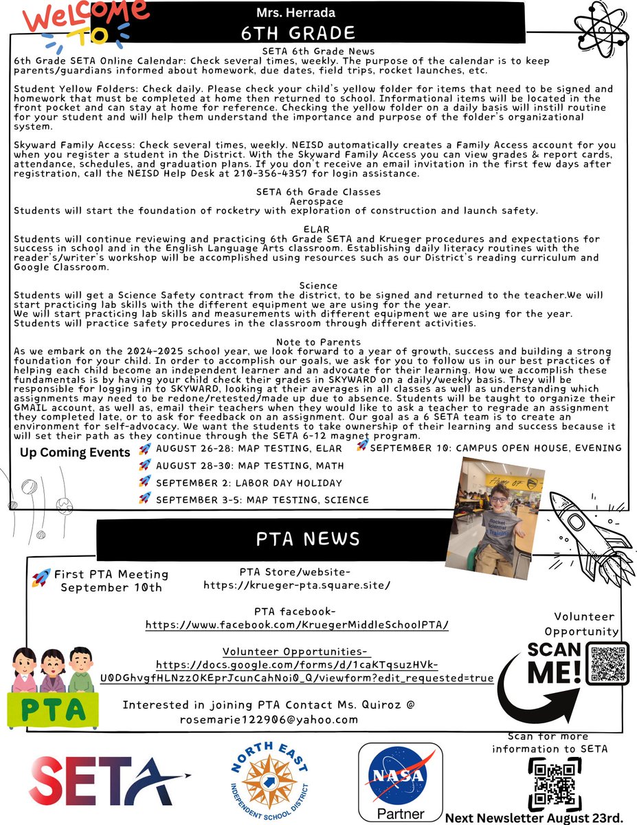 SETA MS Newsletter, August 16th   

Stay up to date with the latest and greatest news. @setaneisd