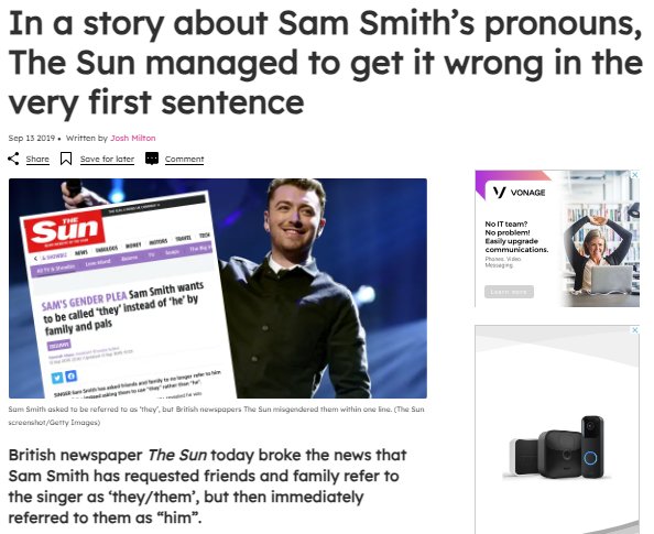 eminybob's tweet photo. @PinkNews Oh the sweet, sweet irony https://t.co/d648vTZMCP