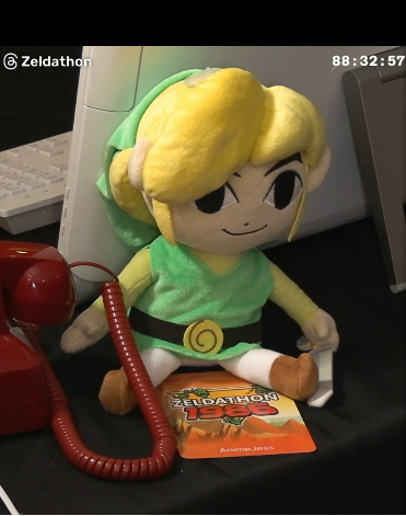 AnimeJessica's tweet photo. Reading donations at #Zeldathon
Come and join in the fun with Sportacus playing A Link Between Worlds! https://t.co/8NMZS37Lu9