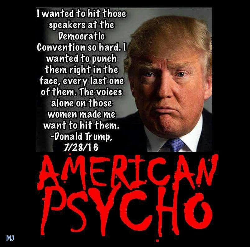 Donald Trump is a dangerous misogynistic psychopath who hates strong, independent women! Besides championing Roe v Wade, he will devastate all of the progress women have made by taking America back to the 1950s. Who agrees, we're not going back?  🙋‍♂️ 🙋‍♀️ 🙋