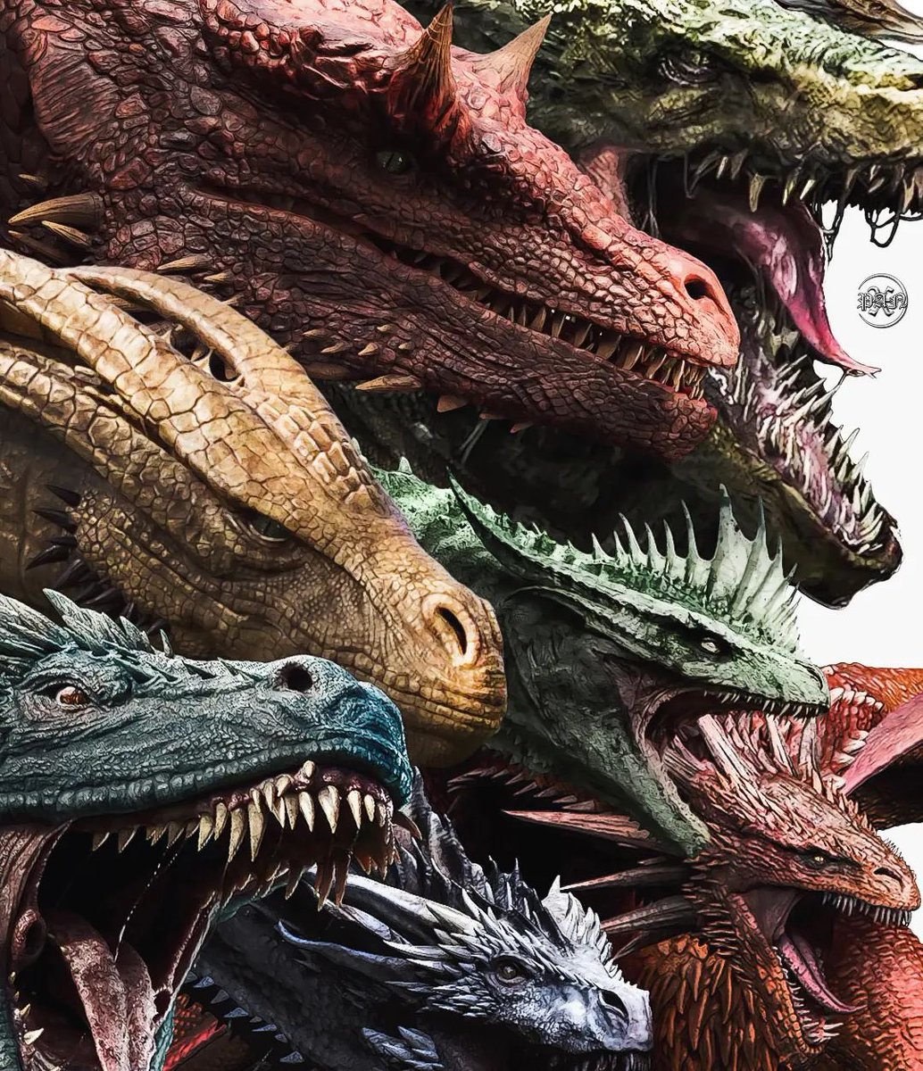 westerosies's tweet photo. Dragons of House Targaryen https://t.co/pJAn78e4iH