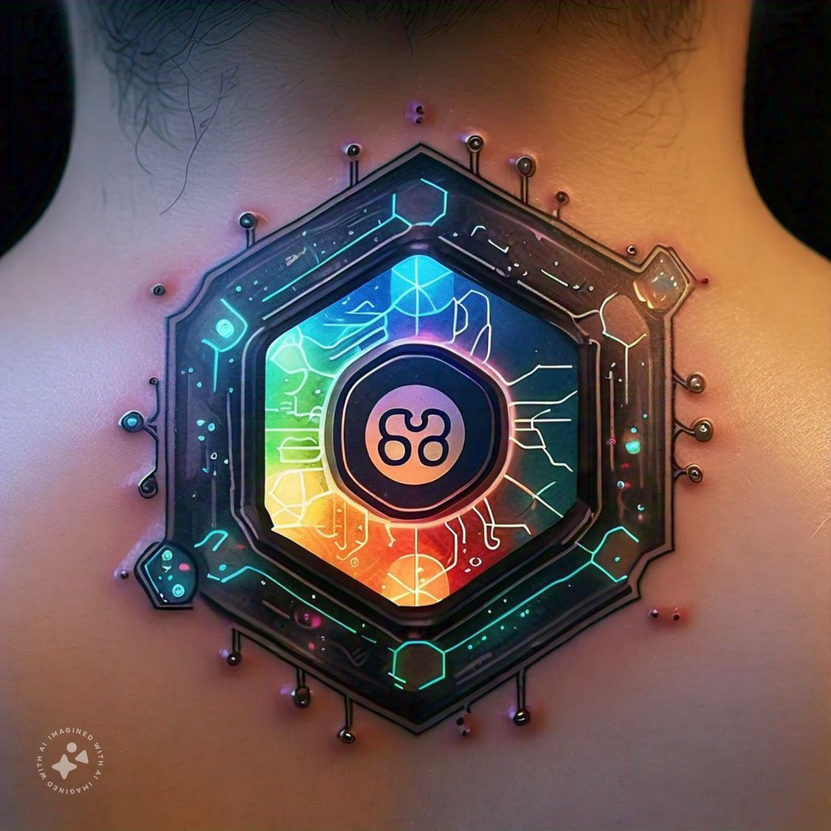 JawwadAzam's tweet photo. A tattoo of nano matrices that are activated via Bluetooth.
#tattoedguys #TattedBeauTee #bluet https://t.co/32Mt5Xcpg4