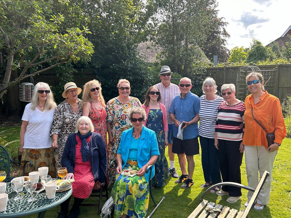 Lovely afternoon <a href="/northwalshbenef/">North Walsham Benefice</a> hosting afternoon tea for our spiritual healthcare volunteers <a href="/NNUH/">Norfolk and Norwich University Hospitals</a>. Sunshine, sandwiches, cakes &amp; tea - a great chance to meet one another,  chat &amp; relax. Thank you for all you do 🌈🤗 (thanks to @FrDavidWarner for washing up!)