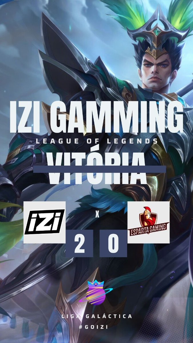 iZiGamming's tweet photo. 🏆 VITÓRIA! 🏆

Nosso time @iZiGamming  deu show e venceu a @EspartaGaming_ por 2x0! 💪🔥

Resultados:

Jogo 1: Vitória @iZiGamming  
Jogo 2: Vitória @iZiGamming 
Obrigado a todos os fãs pela torcida e apoio! Seguimos firmes e fortes em busca de mais vitórias! 🙌💙 https://t.co/HrDGyNJl30