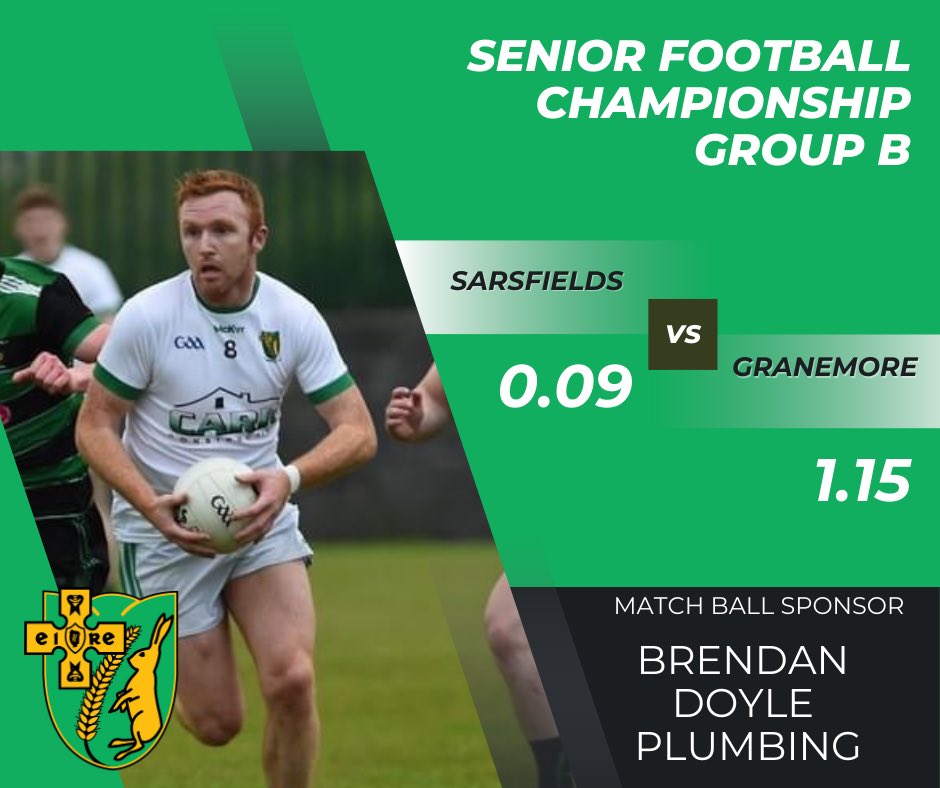 Granemore GFC (@granemoregfc) on Twitter photo SFC Group B
Full Time
Sarsfields: 0.09
Granemore: 1.15
#ClubToTheCore SFC Group B
Full Time
Sarsfields: 0.09
Granemore: 1.15
#ClubToTheCore