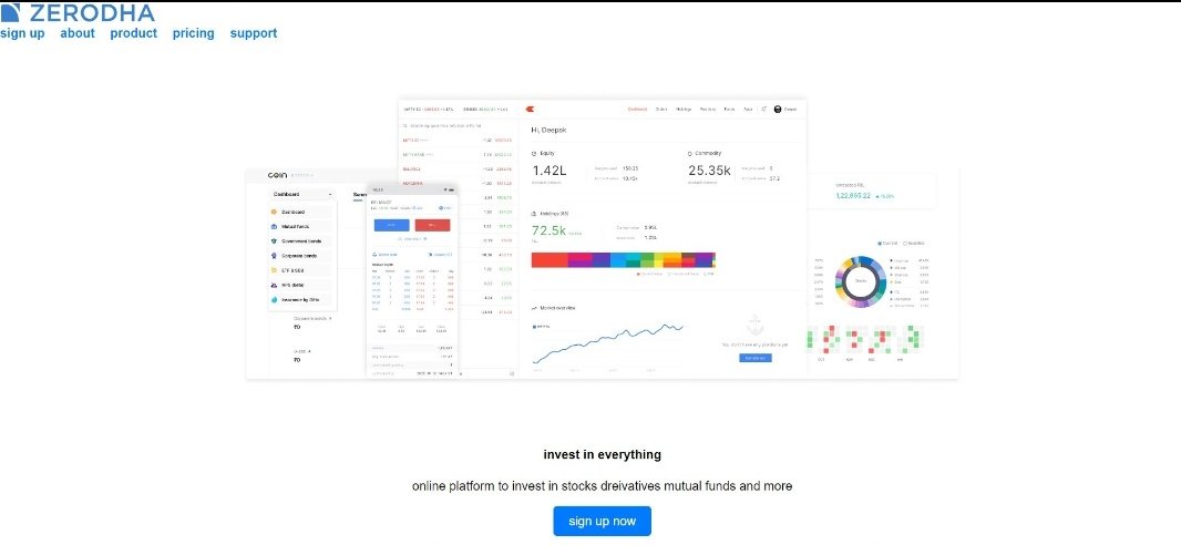 sandeep_07_web's tweet image. Hii Guys 👋🏻
It&apos;s Day 11 ✅ of learning
 CSS #webdevelopment 🚀
Today&apos;s Learning -CSS
Making zerodha landing page 
Only first page 
👩🏻‍💻 Excited to keep going! #WebDev #HTML #LearningJourney
#LearnInPublic
