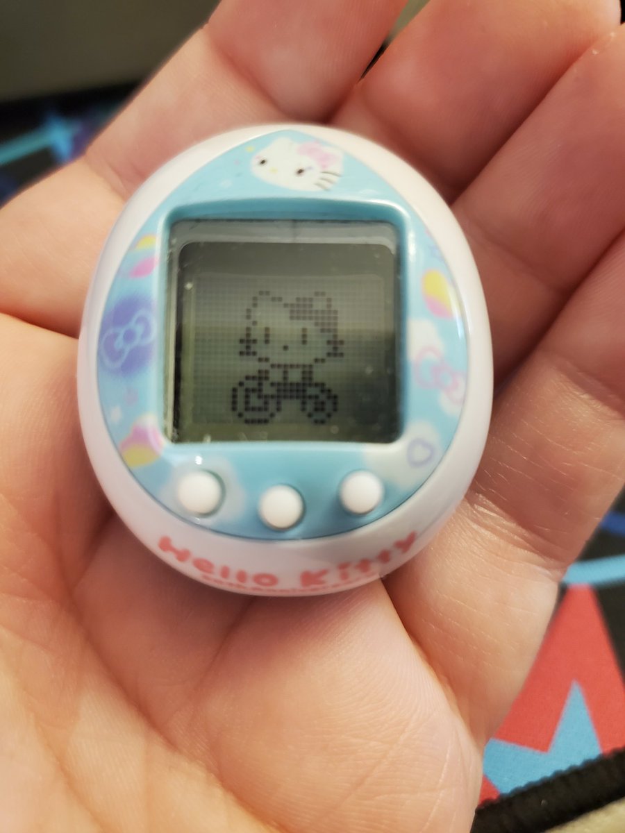 TheNerdCloset's tweet photo. I think Hello Kitty just kidnapped my tamagotchi? https://t.co/iEJzpKuHmj