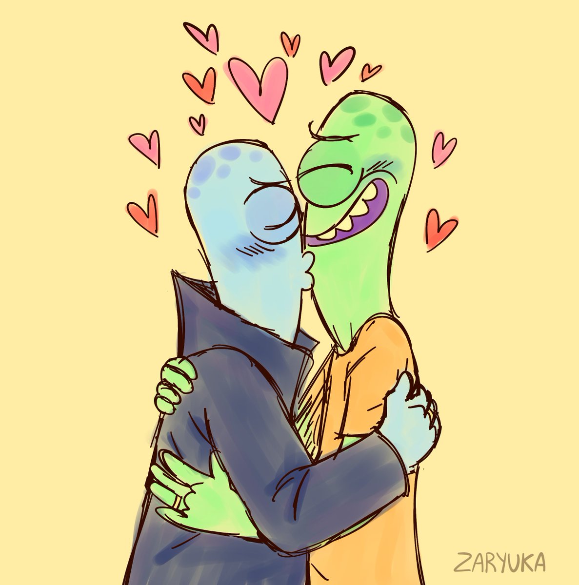 zaryukart's tweet photo. just a quick doodle of these freaks to tell you to WATCH SEASON 5!! #SolarOpposites #Tervo https://t.co/zwYv8wI7Z6
