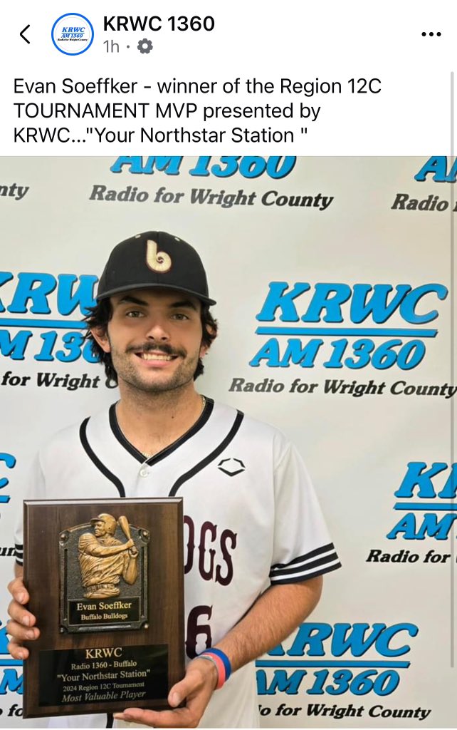 BuffaloBasebal1's tweet photo. Congrats Evan!! https://t.co/6pm5E4NfQB