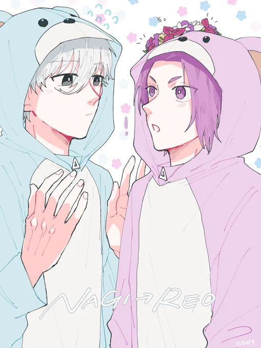 ngro癒されたので描きました!ありがとうございました 