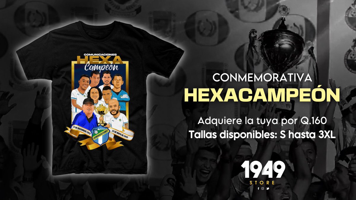 1949Store's tweet photo. 🏁¡TEMPORADA 75 ANIVERSARIO! 🏁

Presentamos la nueva línea de productos de Albo Store para esta nueva temporada. 
Vuelve nuestra insignia de "Clásico es ganarte" y productos nuevos relacionados al Aniversario, Hexacampeonato, Liga Concacaf y Clásico Retro. https://t.co/0xwA6PDRHE