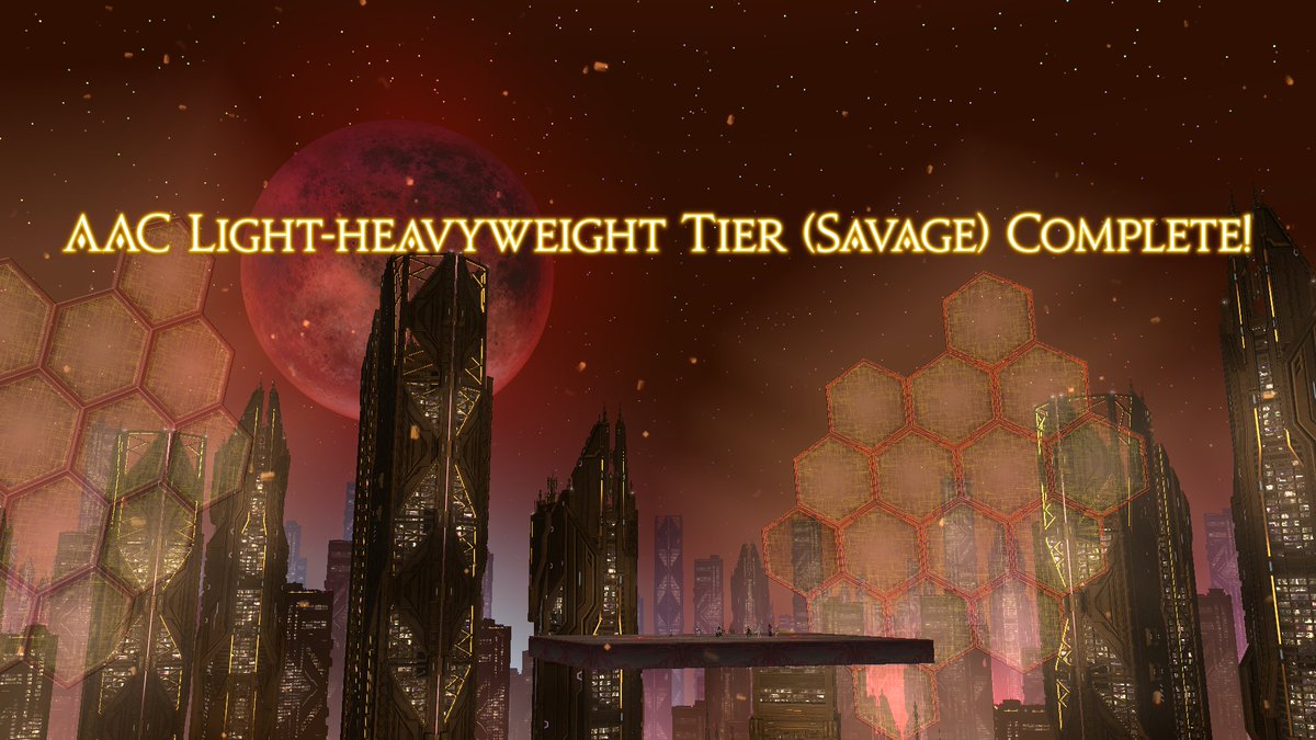 I'm finally finish this savage tier time to reclear